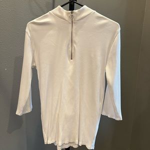 Size large, NWOT, Express quarter zip, 3/4 sleeves